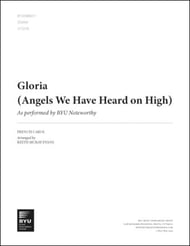 Gloria (Angels We Have Heard on High) SSSSAAA choral sheet music cover Thumbnail